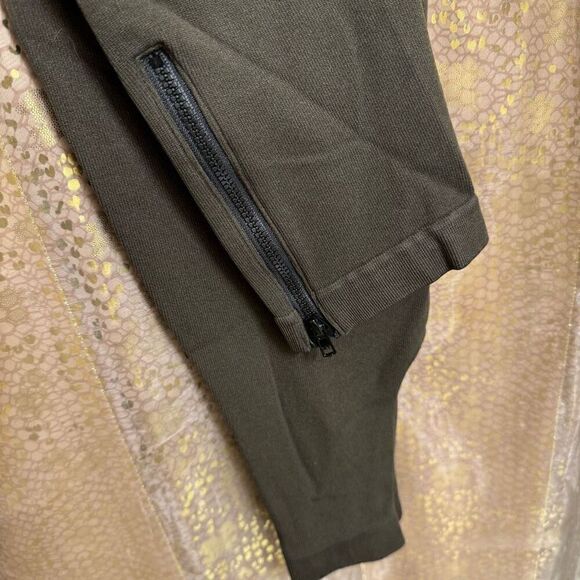 SPANX Olive Green Look At Me Now Seamless Zip Ankle Legging 2X NWOT - Picture 3 of 7